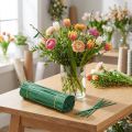 Strisce di rilegatura verde medio 25 cm a 2 fili 1000 pezzi | Floristik24.it
