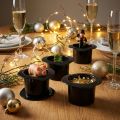 Cilindro nero 7 cm 9 pz | Floristik24.it