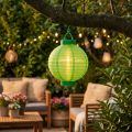 Lampion LED con solare 20cm verde | Floristik24.it