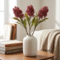 Skimmie Fiori Artificiali Borgogna Skimmia Japonica Effetto Secco 59cm 3 pezzi | Floristik24.it