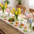 Decorazione decorativa a forma di uccello e farfalla in legno colorato 2 cm 144 pz | Floristik24.it
