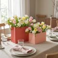 Busta per fiori extra lunga con pellicola rosa salmone 24x12 cm 6 pz | Floristik24.it