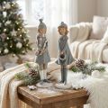 Figure deco figure per bambini invernali ragazze H19cm 2 pezzi | Floristik24.it