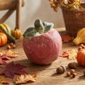 Mela per decorare, autunno, frutta decorativa in cemento, decorazione da tavola Ø13cm | Floristik24.it