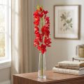 Orchidea cymbidium rosso 78cm | Floristik24.it