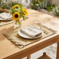 Tovaglietta rettangolare alga marina decorazione tavola giacinto d'acqua natura 33×48cm | Floristik24.it