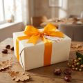 Nastro regalo decorativo nastro di seta arancione 40mm 50m | Floristik24.it