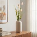 Decorazione erba artificiale di pampa Erba artificiale rosa 92 cm | Floristik24.it