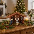 Presepe di Natale 20 cm x 9 cm x 14 cm | Floristik24.it