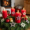 Stelle decorative per l'artigianato gommapiuma gialla, marrone 4 cm 36 pz | Floristik24.it
