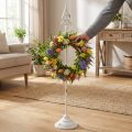 Porta ghirlanda bianco shabby chic porta ghirlanda 1 gancio H76cm | Floristik24.it
