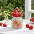 Barattolo di caramelle con coperchio barattolo di biscotti alla fragola Ø11cm H18cm | Floristik24.it