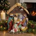 Presepe di Natale con figure Presepe di Natale 15,5×7×20 cm | Floristik24.it