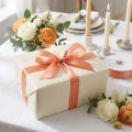 Nastro regalo e decorativo 8 mm x 50 m albicocca | Floristik24.it