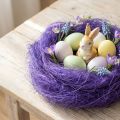 Erba di sisal per l'artigianato, materiale artigianale materiale naturale viola chiaro 300 g | Floristik24.it