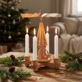 Candele piramidali candele bianche piccole 6,5 cm 24 pz | Floristik24.it