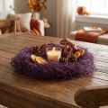 Fibra di sisal viola per lavori creativi e decorativi, 300 g | Floristik24.it