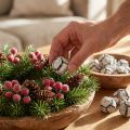 Pigne di cipresso 3 cm, bianche lavate, 500 g | Floristik24.it