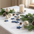 Decorazioni natalizie sparse, stelle sparse, blu Ø4/5cm 40 pezzi | Floristik24.it