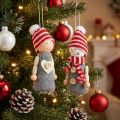 Figure di decorazioni natalizie 10 cm grigio, rosso 6 pezzi | Floristik24.it