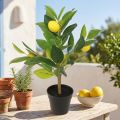 Albero di limone artificiale in vaso, alto 40 cm, elemento decorativo | Floristik24.it