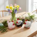 Polli decorativi Figure decorative pasquali gallina 8,5 cm 3 pz | Floristik24.it