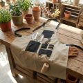 Grembiule da giardino per borsa degli attrezzi, grembiule da giardino color kaki 83×85 cm | Floristik24.it