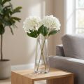 Fiore di ortensia artificiale per un design d'interni elegante e moderno, 80 cm, 2 pezzi | Floristik24.it