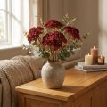Fiori artificiali di Achillea rossa Achillea artificiale H30cm 6 pezzi | Floristik24.it