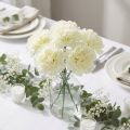Fiore di garofano bianco Ø9 cm 12 pezzi | Floristik24.it