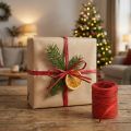 Nastro di rafia nastro regalo rosso bordeaux Nastro di rafia nastro decorativo 200 m | Floristik24.it