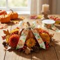 Nastro regalo zucca arancione autunnale 40mm 15m | Floristik24.it