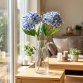 Ramo fiorito di ortensia per una decorazione elegante della casa, 80 cm, 2 pezzi | Floristik24.it