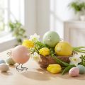 Statuette decorative a forma di pulcino come allegro elemento di attrazione per la primavera e la Pasqua, 12 cm, 3 pezzi | Floristik24.it