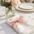Nastro decorativo rosa antico, nastro di pizzo, forniture per fioristi, matrimonio B15mm L15m | Floristik24.it