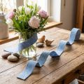 Nastro in feltro blu 7,5 cm 5 m | Floristik24.it