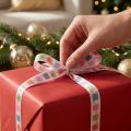 Nastro regalo con nastro per pacchi natalizio 15mm 18m | Floristik24.it