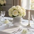 Nastro decorativo argento, lucido 10mm 4m | Floristik24.it