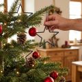 Stelle decorative nere da appendere, decorazioni per l'albero di Natale, Ø12cm, set da 12 pezzi | Floristik24.it