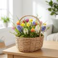 Cesto con manico cesto per piante cesto regalo artificiale 31×23×36cm | Floristik24.it
