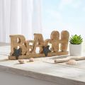 Supporto lettering “Beach” decorazione marittima legno 35×12cm | Floristik24.it