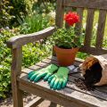 Guanti da giardinaggio in nylon Kixx taglia 10 verde | Floristik24.it