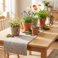Nastro in feltro, nastro adesivo grigio-naturale 15 cm 5 m | Floristik24.it