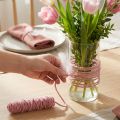 Cordino in feltro con stoppino rosa antico 55 m | Floristik24.it