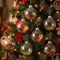 Palla di Natale in vetro Ø4cm trasparente 24 pz | Floristik24.it