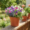 Vaso “Irys” in plastica terracotta Ø17cm H14cm 1 pz | Floristik24.it