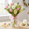 Nastro di organza farfalla rosa 15mm 20m | Floristik24.it