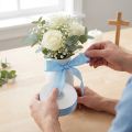 Nastro regalo e decorativo 40 mm x 50 m azzurro | Floristik24.it