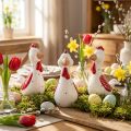 Polli decorativi Figure decorative pasquali decorazione in ceramica 15 cm 3 pezzi | Floristik24.it