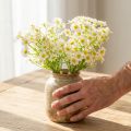 Camomilla artificiale come bouquet di fiori per una decorazione naturale e di facile manutenzione, 28 cm, 3 pezzi | Floristik24.it